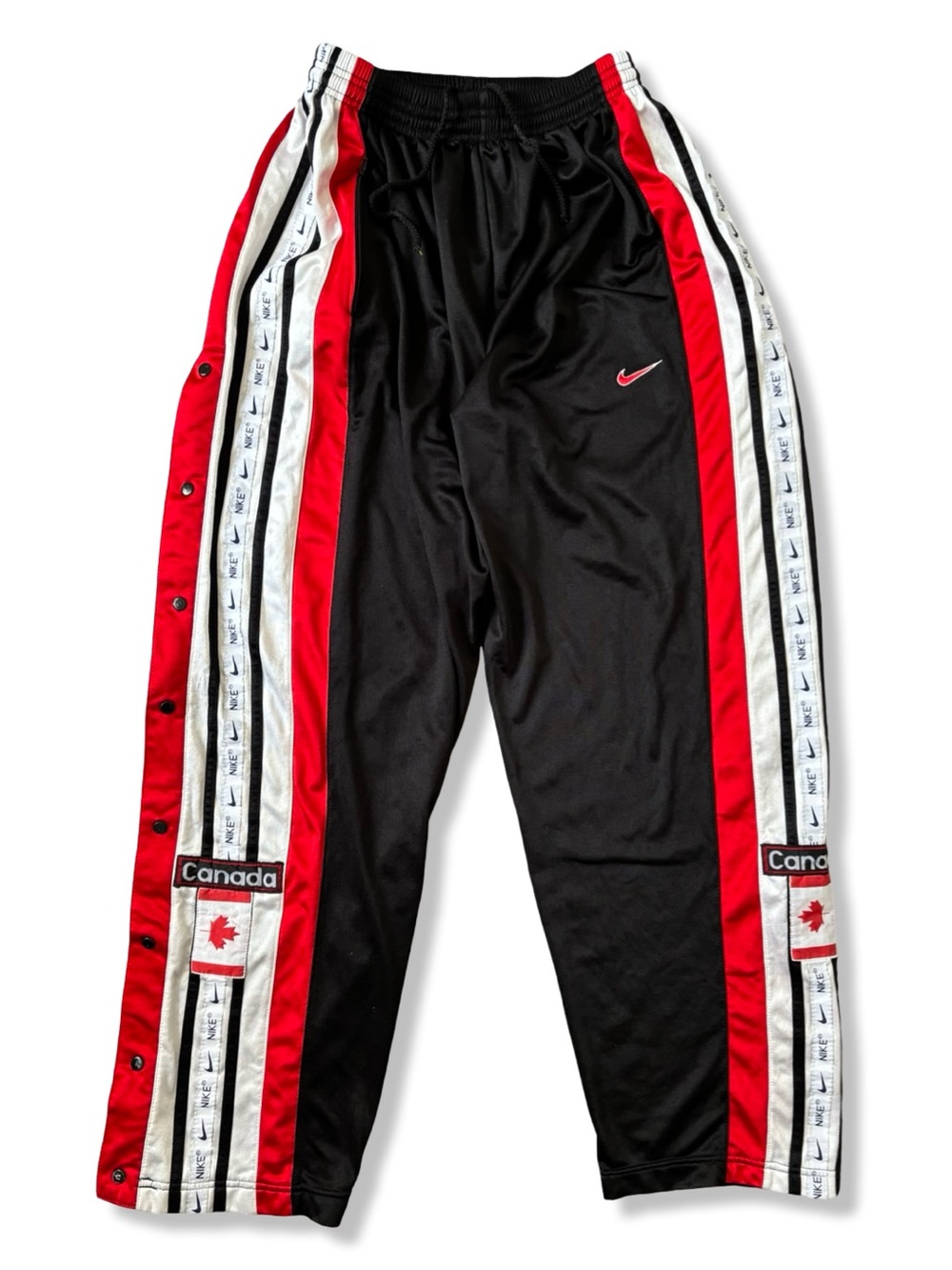 Vintage 90s Nike Canada Tear Away Track Pants